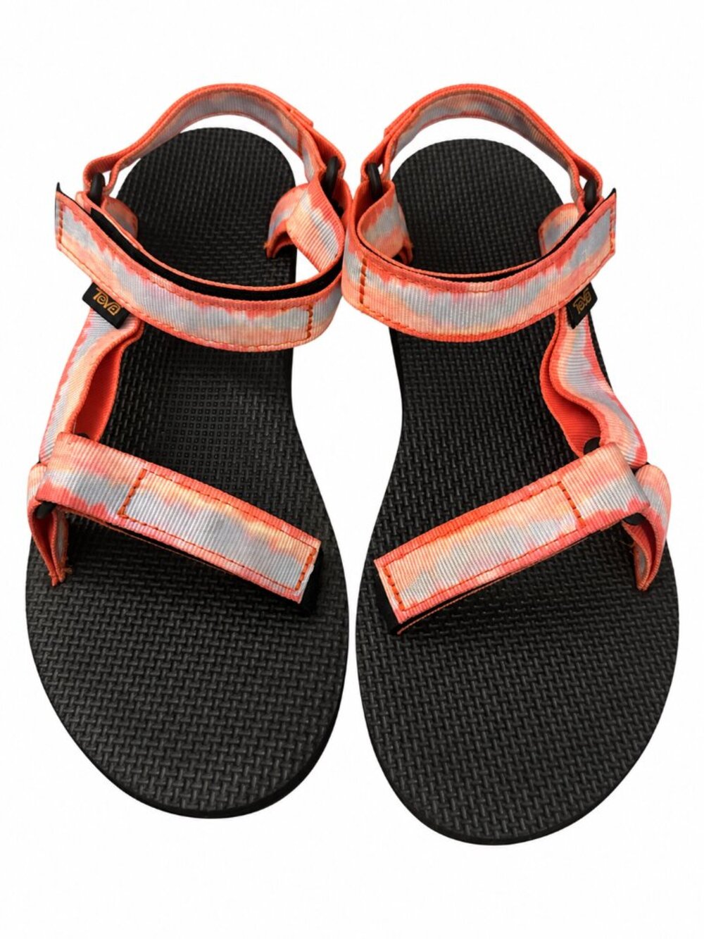 Teva Original Universal Tie-Dye Sandals Coral & Gray – Women’s 9